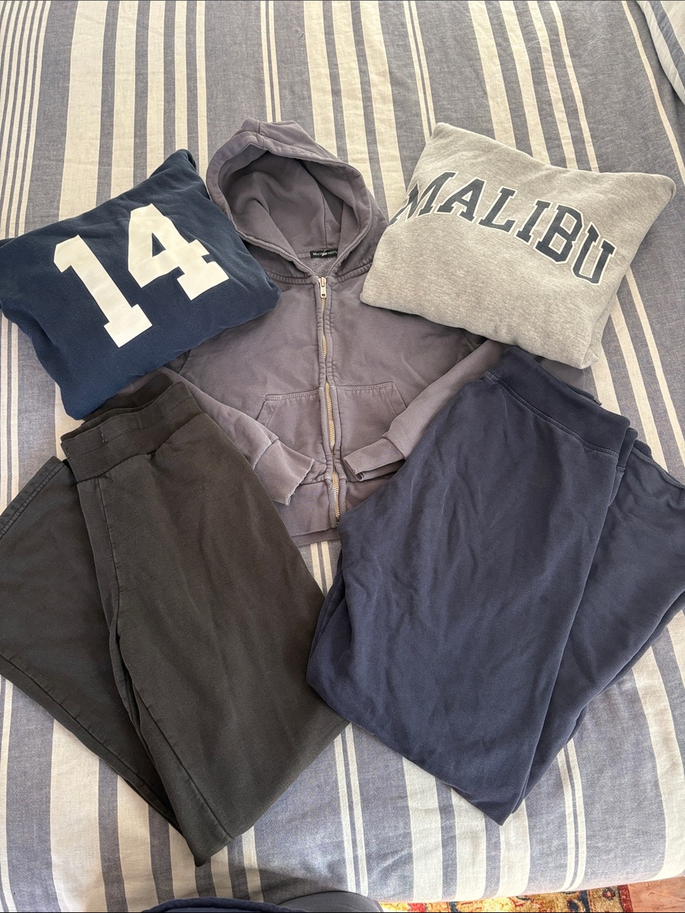 Brandy Melville lot pants and hoodies
